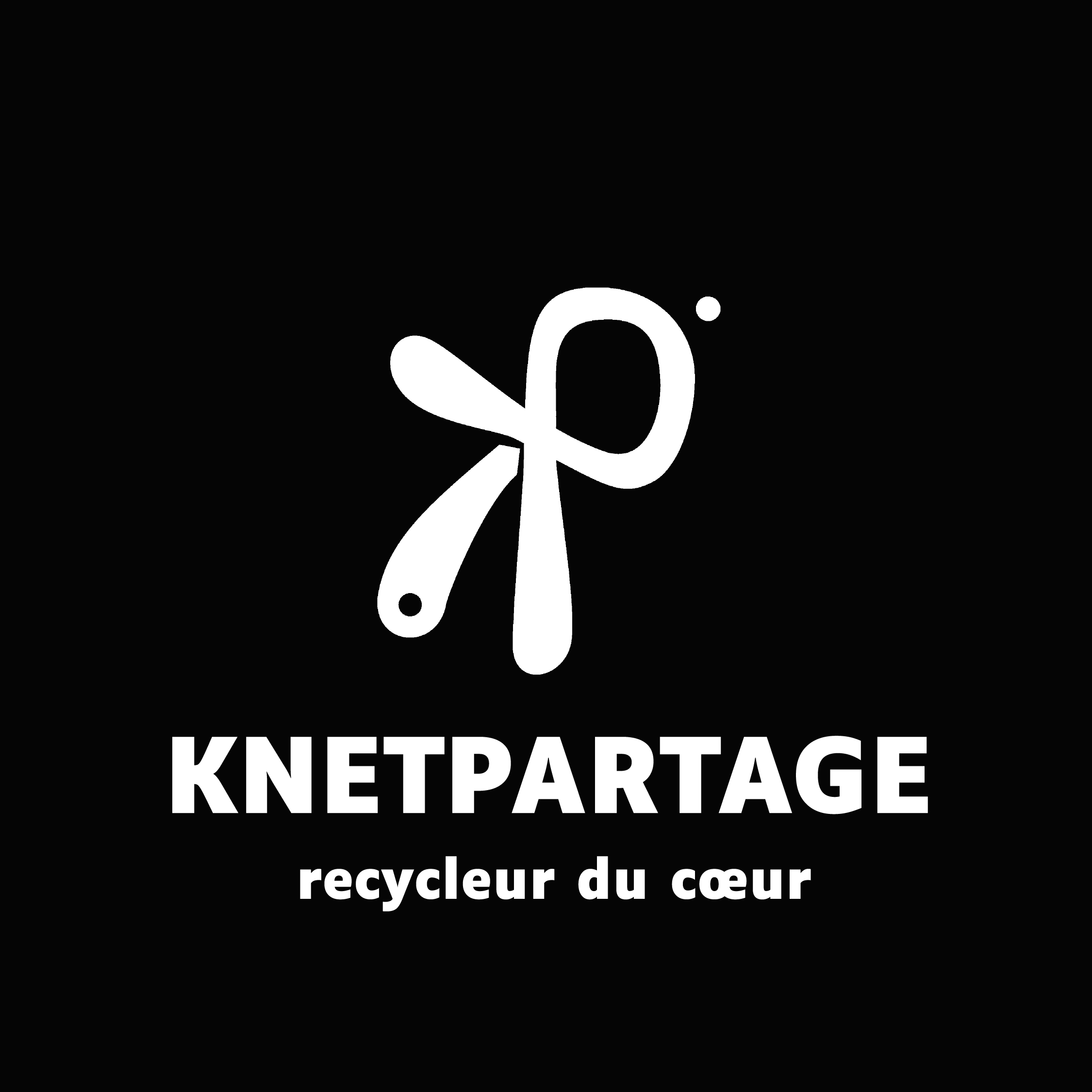 logo knetpartage blanc
